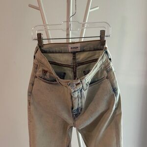 Hudson Light Wash High Rise Flair Jeans